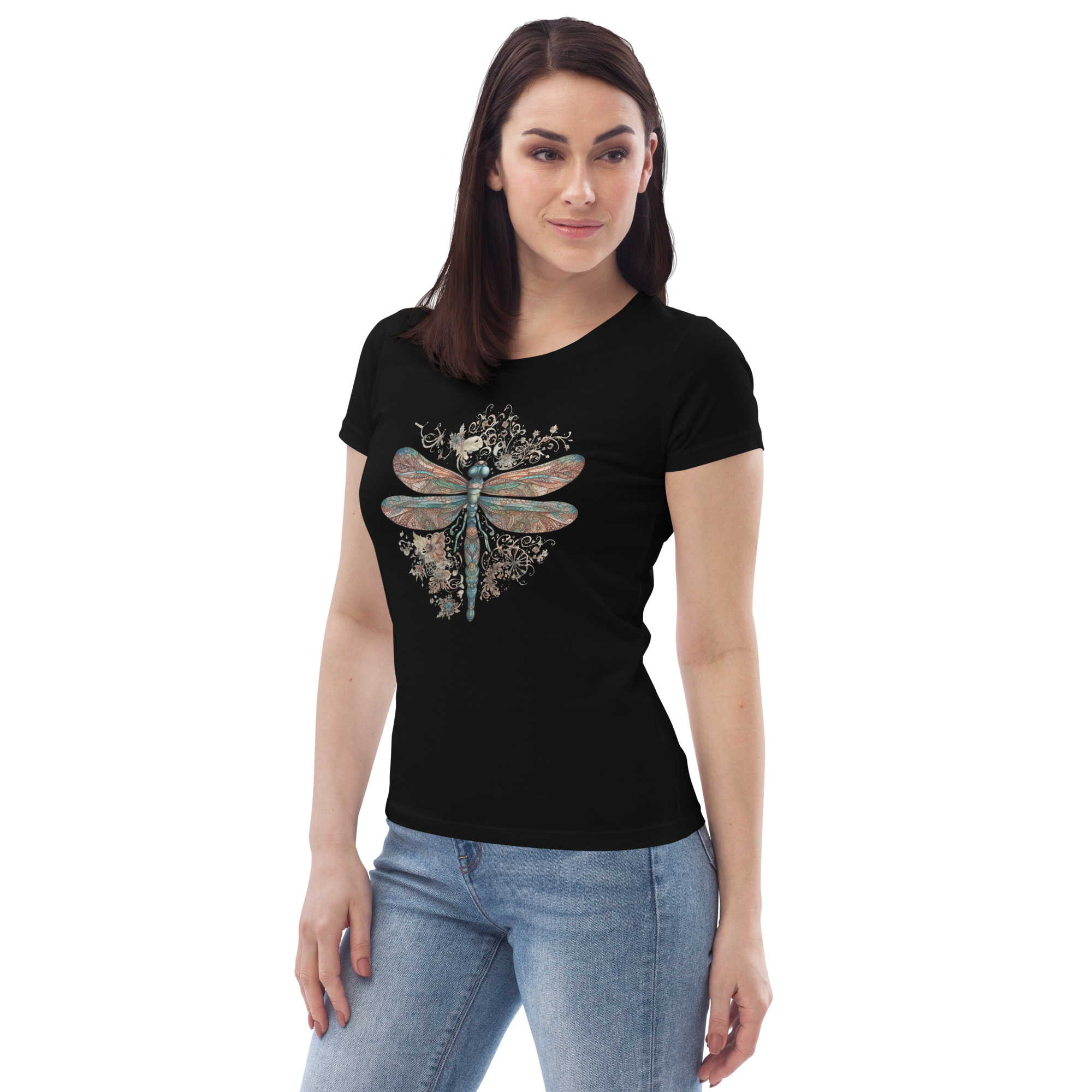 womens-fitted-eco-tee-black-left-front-6510c48ac9b97